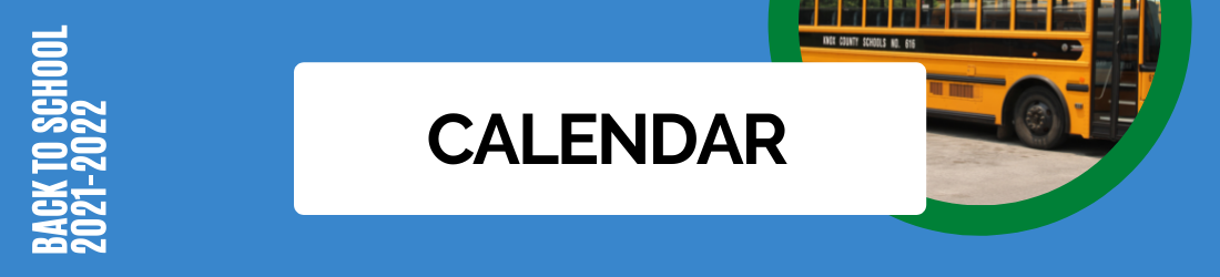 Page header stating calendar